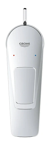 Смеситель для раковины GROHE BauLoop с ограничителем температуры и рычажным донным клапаном, размер 23877001 Смеситель для раковины GROHE BauLoop с ограничителем температуры и рычажным донным клапаном, размер 23877001