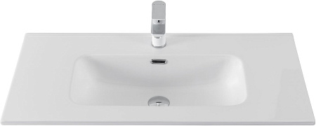 Раковина Aquanet Flat 90 белая матовая 00330432 Раковина Aquanet Flat 90 белая матовая 00330432