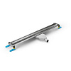 Картинка анонса товара «душевой трап new trendy chrome brushed 70 см ol-0087 (нерж. сталь)»