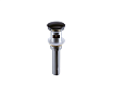 Донный клапан CeramaLux RD026 с переливом, черный матовый Донный клапан CeramaLux RD026 с переливом, черный матовый