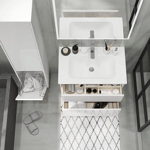 Тумба под раковину BRIZ Монца т18-80 под раковину Эйфория 237 03-18080-11 00 БЕЛ белый Тумба под раковину BRIZ Монца т18-80 под раковину Эйфория 237 03-18080-11 00 БЕЛ белый