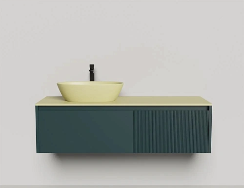 Тумба со столешницей Salini Domino 1400 27D.СС.080.060.E эмаль влагостойкий мдф Тумба со столешницей Salini Domino 1400 27D.СС.080.060.E эмаль влагостойкий мдф