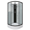 Картинка анонса товара «душевая кабина niagara classic ng-6703-14bkt (800х800х2100) средний поддон (26см) стекло прозрачное черные профиля 67031414bkt»