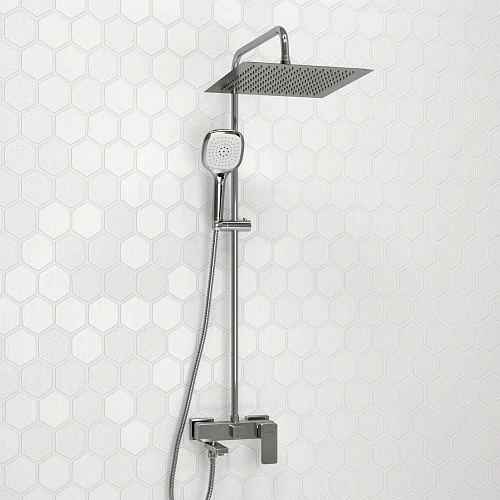 Душевая система WasserKRAFT A177.118.065.010.CH хром Душевая система WasserKRAFT A177.118.065.010.CH хром