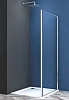 Душевая перегородка CeramaLux CL80 стационарная, хром