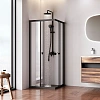 Душевой уголок AM.PM Sunny W87G-403-8080-BТ 80x80 черный, стекло прозрачное Душевой уголок AM.PM Sunny W87G-403-8080-BТ 80x80 черный, стекло прозрачное