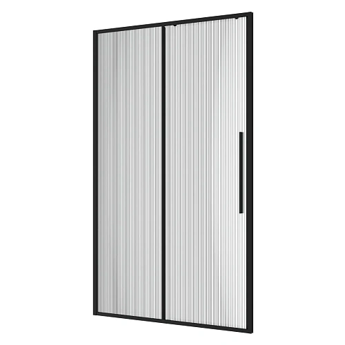 Душевая дверь Niagara Nova NG-84-L11FHB (110х195) черный матовый, раздвижная влево, стекло рифленое Душевая дверь Niagara Nova NG-84-L11FHB (110х195) черный матовый, раздвижная влево, стекло рифленое