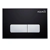 Клавиша смыва AQUAme AQM4104B акриловая черный