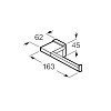 Держатель туалетной бумаги Roca Rubik 816850024 Держатель туалетной бумаги Roca Rubik 816850024