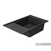 Кухонная мойка Aquaton Делия 78 1A715132DE210 из литого мрамора, прямоугольная, с крылом графит Кухонная мойка Aquaton Делия 78 1A715132DE210 из литого мрамора, прямоугольная, с крылом графит