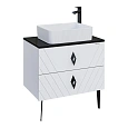 Тумба под раковину GROSSMAN ВИВА-70 см с 2-я ящиками белый глянец (ум.GR-3016) подвесная 107012 Тумба под раковину GROSSMAN ВИВА-70 см с 2-я ящиками белый глянец (ум.GR-3016) подвесная 107012