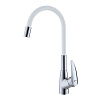Картинка анонса товара «смеситель для кухни lemark linara lm0415c-white , хром/белый»