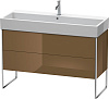 Картинка анонса товара «тумба под раковину duravit xsquare xs447706161 напольная 118 см коричнево-оливковый глянцевый»