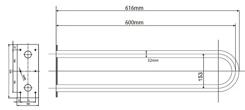 Поручень Bemeta HELP program 301102052 Поручень Bemeta HELP program 301102052