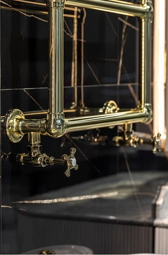 Полотенцесушитель водяной Boheme 750x500mm , Золото (нерж.. сталь) 719 Полотенцесушитель водяной Boheme 750x500mm , Золото (нерж.. сталь) 719