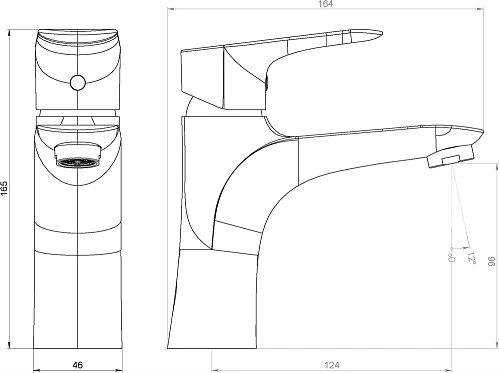 Смеситель для раковины STWORKI Мосс by Damixa Мосс HFMOS21000 хром 573307 Смеситель для раковины STWORKI Мосс by Damixa Мосс HFMOS21000 хром 573307