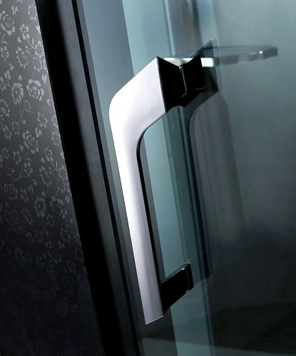 Душевая кабина Orans Diamond SR-89101S L / R black 100х100 89101LB Душевая кабина Orans Diamond SR-89101S L / R black 100х100 89101LB