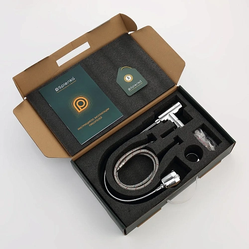 Смеситель для кухни Splenka S201.47 с гибким изливом, хром Смеситель для кухни Splenka S201.47 с гибким изливом, хром