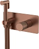 Картинка анонса товара «гигиенический душ boheme stick 127-brb.4 brushed bronze ручка spirale»