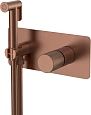 Гигиенический душ Boheme Stick 127-BRB.4 BRUSHED BRONZE ручка SPIRALE