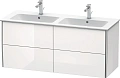 Тумба под раковину Duravit XSquare XS417502222 подвесная 128 см белая глянцевый Тумба под раковину Duravit XSquare XS417502222 подвесная 128 см белая глянцевый