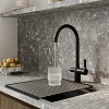 Смеситель для кухни IDDIS Pure (PURBLFJi05) с каналом для фильтрованной воды, черный матовый Смеситель для кухни IDDIS Pure (PURBLFJi05) с каналом для фильтрованной воды, черный матовый