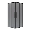 Душевой уголок Niagara Nova NG-2829-34BLACK (90x90x195) квадратная, раздвижная, черный матовый, стекло тонированное Душевой уголок Niagara Nova NG-2829-34BLACK (90x90x195) квадратная, раздвижная, черный матовый, стекло тонированное