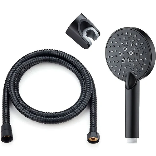 Душевой гарнитур Orange Style LM53b черный Душевой гарнитур Orange Style LM53b черный