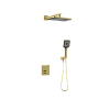 Душевая система Kaiser Sano с термостатом, скрытого монтажа шлифованное золото 08477-3 Душевая система Kaiser Sano с термостатом, скрытого монтажа шлифованное золото 08477-3