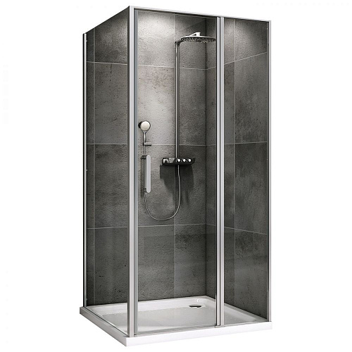 Душевой уголок ABBER Sonnenstrand AG04130S-S70 130x70 см универсальный, профиль хром, стекло прозрачное Душевой уголок ABBER Sonnenstrand AG04130S-S70 130x70 см универсальный, профиль хром, стекло прозрачное