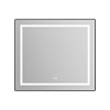 Картинка анонса товара «зеркало belbagno spc-kraft-885-785-tch-warm-nero 885x32x785 мм с подсветкой сенсорным выключателем и подогревом»