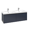 Картинка анонса товара «тумба под раковину villeroy &amp; boch subway 3.0 с подсветкой marine blue / marine blue c567l1vq»