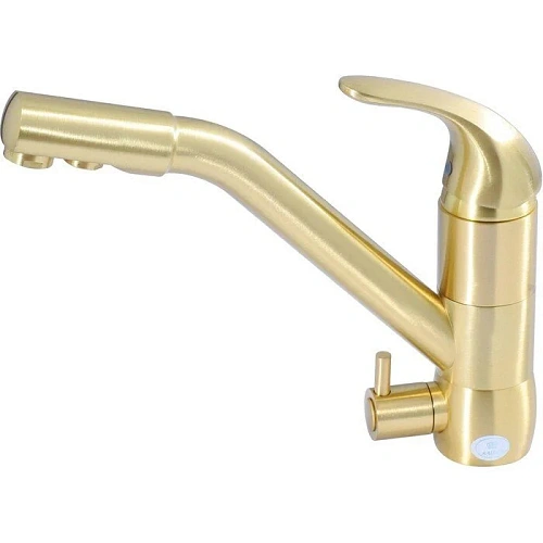 Смеситель для кухни Kaiser Safira 15066-3 Gold/Brass с подключением к фильтру Смеситель для кухни Kaiser Safira 15066-3 Gold/Brass с подключением к фильтру