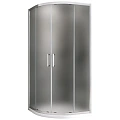 Душевой уголок ABBER Schwarzer Diamant AG01100M 100x100 см универсальный, профиль хром, стекло матовое Душевой уголок ABBER Schwarzer Diamant AG01100M 100x100 см универсальный, профиль хром, стекло матовое