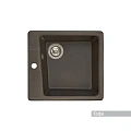 Кухонная мойка Aquaton Парма 1A713032PM280 из литого мрамора, квадратная, кофе Кухонная мойка Aquaton Парма 1A713032PM280 из литого мрамора, квадратная, кофе