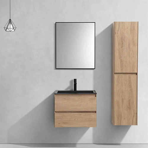 Тумба под раковину Vincea Luka 600 подвесная, 2 выкатных ящика soft-close, N.Oak VMC-2L600NO Тумба под раковину Vincea Luka 600 подвесная, 2 выкатных ящика soft-close, N.Oak VMC-2L600NO