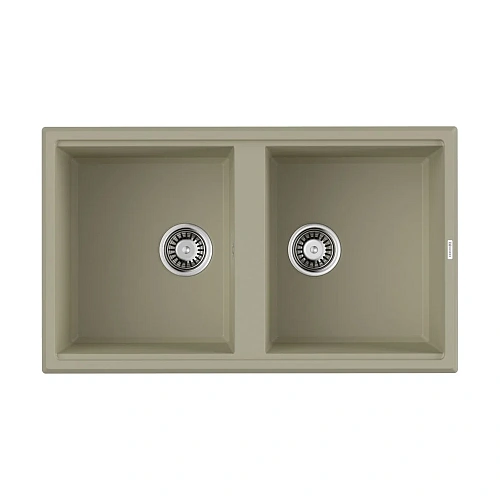 Кухонная мойка Omoikiri Tedori 86-2-BE Tetogranit/ваниль 4993925 Кухонная мойка Omoikiri Tedori 86-2-BE Tetogranit/ваниль 4993925