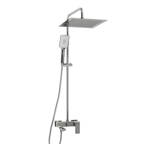 Душевая система WasserKRAFT A177.118.126.010.CH хром Душевая система WasserKRAFT A177.118.126.010.CH хром