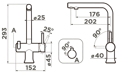 Смеситель для кухни Omoikiri Hotaru-IN-WH 4994050 Смеситель для кухни Omoikiri Hotaru-IN-WH 4994050