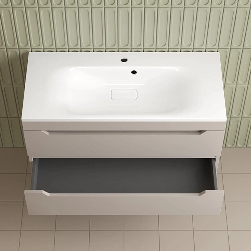 Тумба под раковину Style Line Остин 100 см ЛС-00002409 подвесная, крем Тумба под раковину Style Line Остин 100 см ЛС-00002409 подвесная, крем