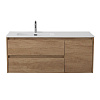 Картинка анонса товара «тумба под раковину belbagno kraft-1200-2c-1a-so-rnn-l rovere nebrasca nature подвесная 1200x460»