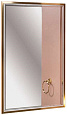 Зеркало Armadi Art MONACO 566-WG с подсветкой 70x110 глянец белая +золото Зеркало Armadi Art MONACO 566-WG с подсветкой 70x110 глянец белая +золото