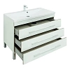 Тумба с раковиной Aquanet Верона 100 белый (напольная 3 ящика) 00287663 Тумба с раковиной Aquanet Верона 100 белый (напольная 3 ящика) 00287663