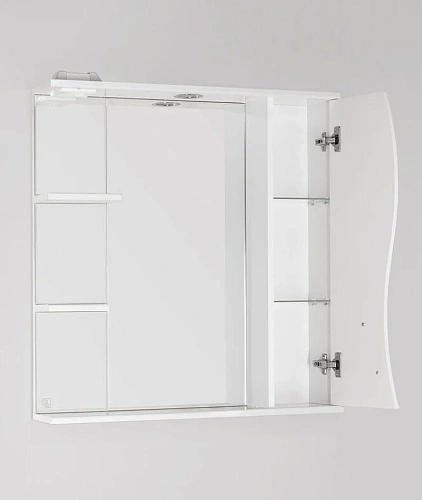 Зеркальный шкаф Style Line Амелия 75 со светом ЛС-00000014 Зеркальный шкаф Style Line Амелия 75 со светом ЛС-00000014