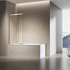 Картинка анонса товара «шторка на ванну vincea vsb-6e900cl-l, 900x1400, хром, стекло прозрачное, левая»