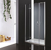 Картинка анонса товара «душевая дверь cezares bergamo-w-b-13-60+60/60-c-cr-l 180см стекло прозрачное, профиль хром»