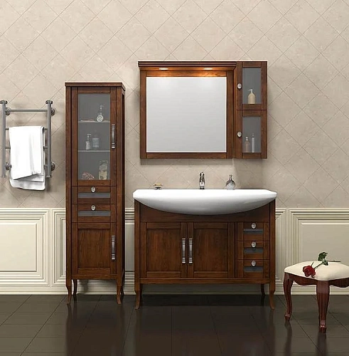 Шкаф-пенал Opadiris Мираж, светлый орех, левый (Р) 00-00000053 Шкаф-пенал Opadiris Мираж, светлый орех, левый (Р) 00-00000053