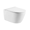 Унитаз подвесной Aquatek ОБЕРОН AQ1363W-00 533x360x344 безободковый тонкое сиденье Soft Close Унитаз подвесной Aquatek ОБЕРОН AQ1363W-00 533x360x344 безободковый тонкое сиденье Soft Close