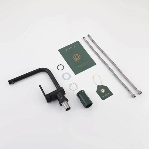 Смеситель для кухни Splenka S205.40.06, черный Смеситель для кухни Splenka S205.40.06, черный