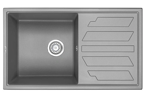 Кухонная мойка Granula 8002, АЛЮМИНИУМ, кварц 790х500 Кухонная мойка Granula 8002, АЛЮМИНИУМ, кварц 790х500